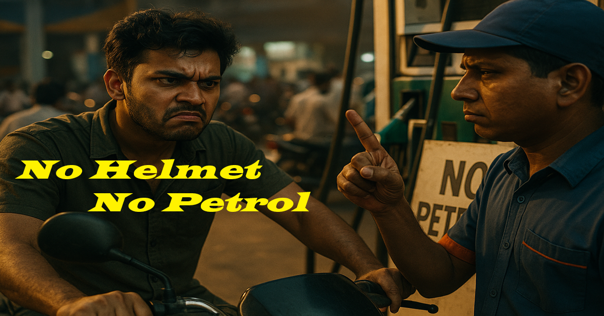 Starting Aug 1, a strict 'No Helmet No Petrol' rule is being enforced in India's Bhopal & Indore cities