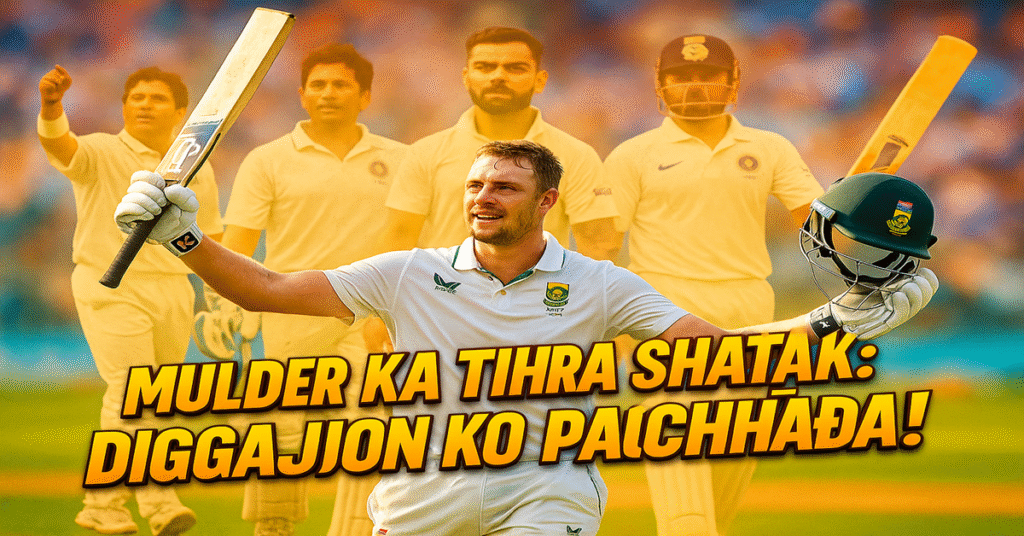 Unbelievable! SA Cricketer Muldaer Hits Triple Ton, Leaves Legends Stunned!